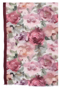 Romantic Bloom Wool Scarf - Multi Coloured | SVEŽElife