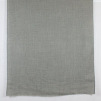 Diamond Weave Merino Wool Scarf - Ice Grey