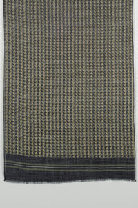 Jazzy Waves Fine Wool Scarf – Green Yellow | SVEŽElife