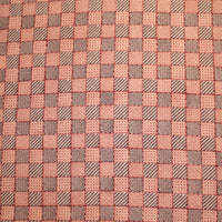 All Over Checks Mix Hand-block Print Table Cloth - White Red